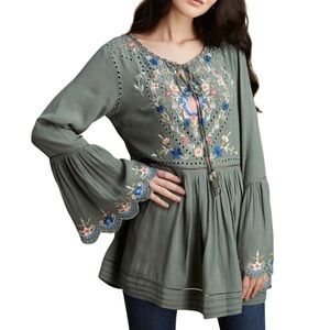 Soft Surroundings Women’s Rose Garden Blouse Size XS